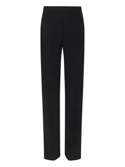 Max Mara Straight-leg Trousers In Black