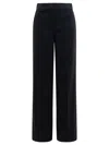 Max Mara Straight-leg Trousers With High Waistband In Blue