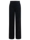 Max Mara Straight-leg Trousers With High Waistband In Blue