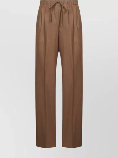 MAX MARA STRAIGHT LEG TROUSERS ELASTICATED WAISTBAND
