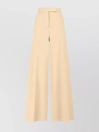 Max Mara Straight Leg Trousers High Waist In Multi