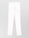 Max Mara Tailored White Vincita Trousers With Polished Finish In White