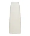 Max Mara Off-white Clavier Maxi Skirt In White