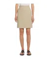 Max Mara Straight Skirt In Brown