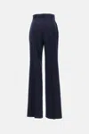 Max Mara Straight Trousers In Blue