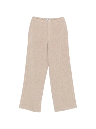 Max Mara Straight Trousers In Neutral