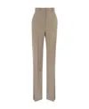 Max Mara Straight Trousers In Nude