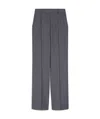 Max Mara Studio Gong Trouser Grey In Gray