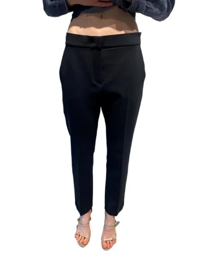 Max Mara Straight-leg Casual Pants In Black