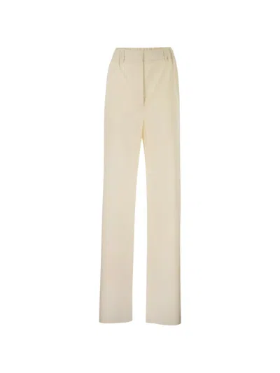 Max Mara Straight-leg Fluid Trousers In Black