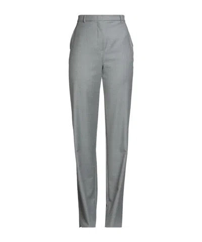 Max Mara Straight-leg Minimalist Trousers In Green