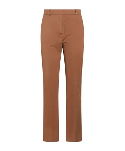 Max Mara Straight-leg Pants In Camel
