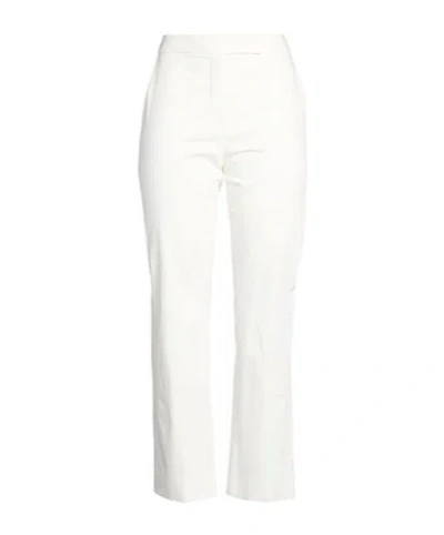 Max Mara Straight-leg Stretch Trousers In White