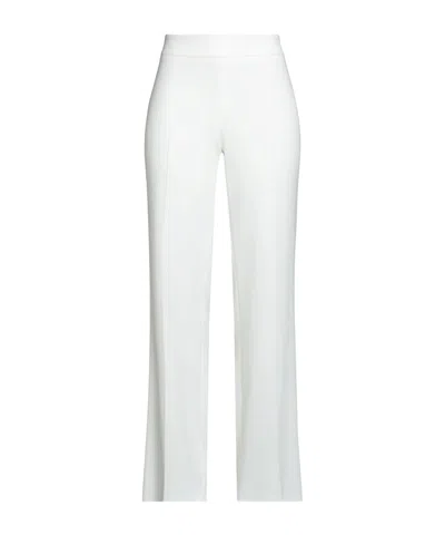 Max Mara Straight-leg Tailored Trousers In White