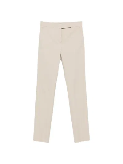 Max Mara Straight-leg Trousers In Animal Print