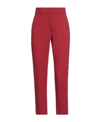 Max Mara Straight-leg Trousers In Red