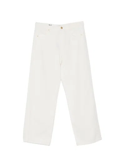 Max Mara Straight-leg Trousers In White