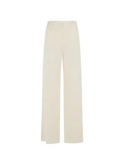 Max Mara Straight-leg Virgin Wool Trousers In Neutral