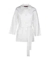 Max Mara Strap-up Casual Jacket In White