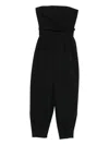 Max Mara Strapless Belted Jumpsuit