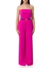 MAX MARA STRAPLESS BELTED JUMPSUIT