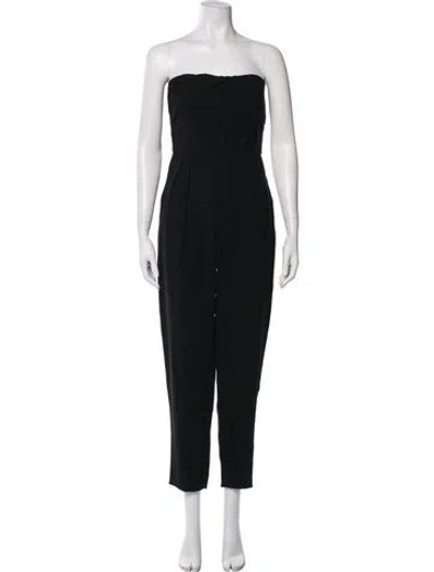 Pre-owned Max Mara Strapless Jumpsuit In Black