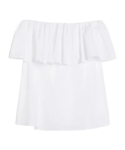 MAX MARA MAX MARA STUDIO PECCATI RUFFLED OFF-SHOULDER TOP