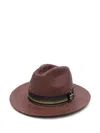 Max Mara Rodesia Straw Panama Hat In Brown