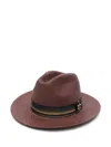 Max Mara Rodesia Straw Panama Hat In Brown