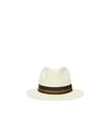 Max Mara Rodesia Straw Panama Hat In Ivory