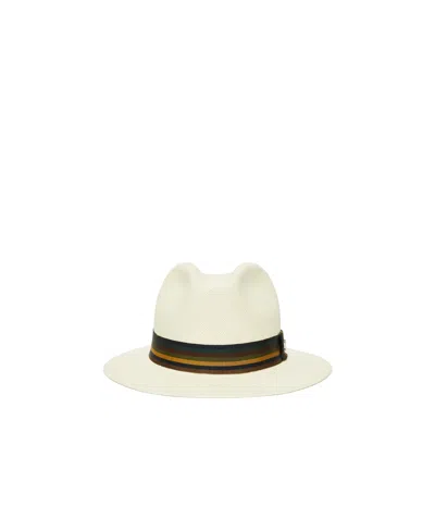 Max Mara Rodesia Straw Panama Hat In Beige | ModeSens