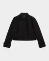 Max Mara Strenna Mesh Zip Jacket In Black