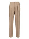 Max Mara Stretch Cashmere Trousers Brown In Brown