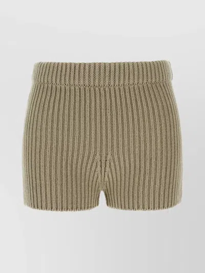 MAX MARA STRETCH COTTON BLEND ACCESO SHORTS