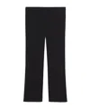 Max Mara Nepeta Ankle-length Trousers In Wool Crepe In Black