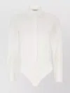 Max Mara White Stretch Cotton Bodysuit