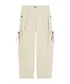 Max Mara Drawstring Pocket Trousers In Neutral