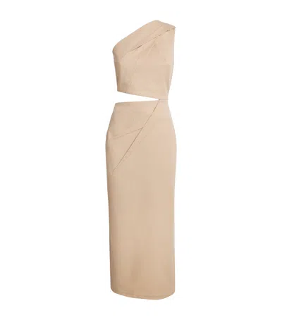 MAX MARA STRETCH-COTTON MAXI DRESS