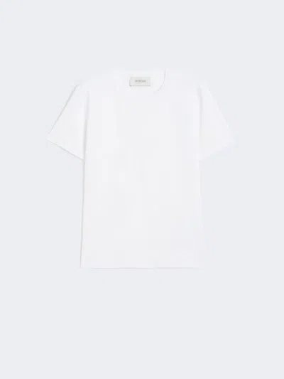 Max Mara Stretch-cotton T-shirt In White