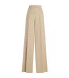 Max Mara Stretch-cotton Wide-leg Trousers