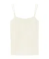 Max Mara Kansas Silk-blend Camisole In White
