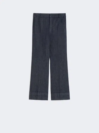 Max Mara Stretch Denim Jeans In Blue
