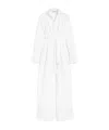 Max Mara Wrap Design Dress Buttoned Cuffs In White