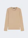 Max Mara Stretch Jersey Basic T-shirt In Brown