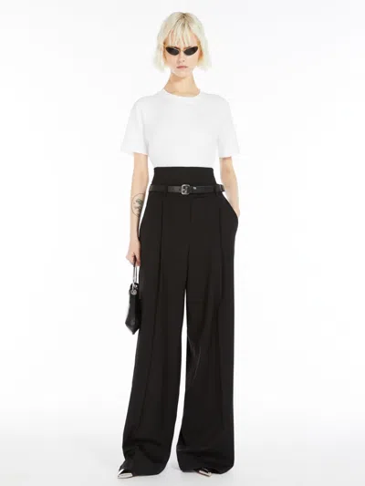Max Mara Stretch Jersey T-shirt In White