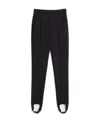 Max Mara Stretch Leggings In Black