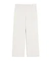Max Mara Stretch Linen Trousers In True Color