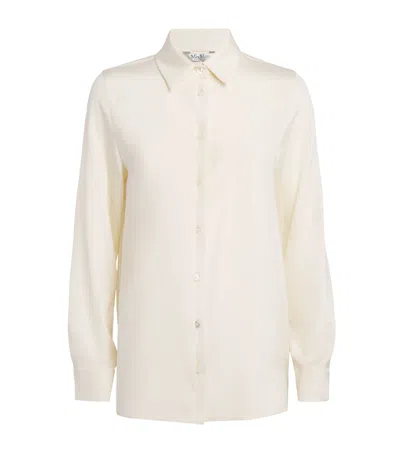 Max Mara Stretch Silk Cady Shirt