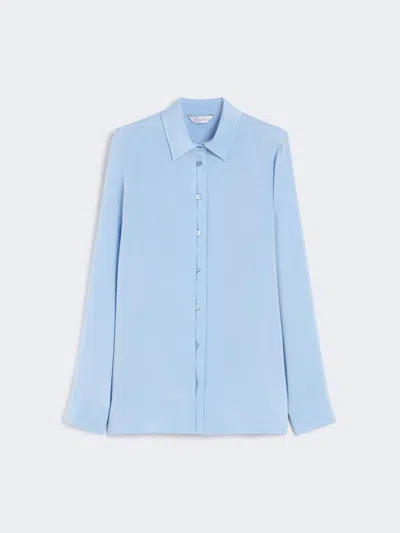 MAX MARA STRETCH SILK CADY SHIRT