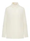 Max Mara Top With Front Stitch Pattern And Long Sleeves In Multi